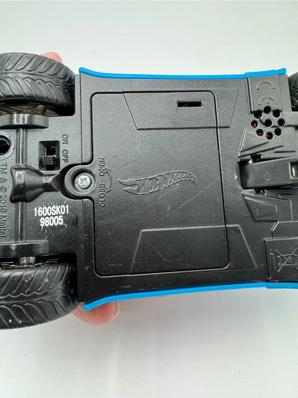 Hot Wheels RC Street Power Blue Muscle Car Mattel 2019 Lights Sounds Tested
